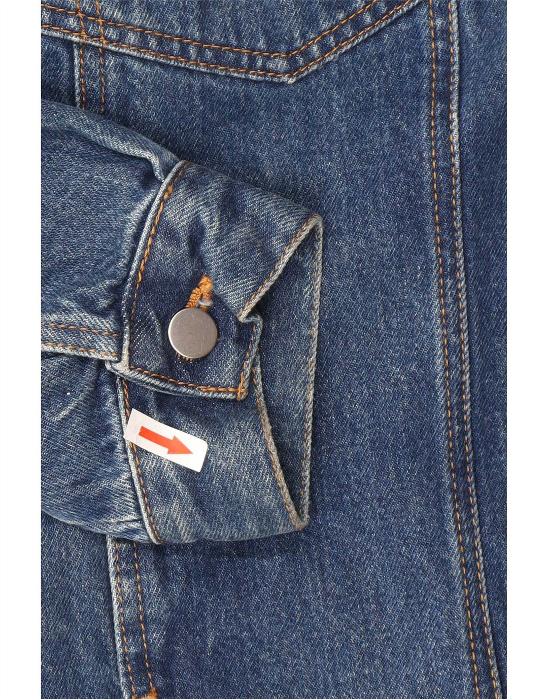 Vintage Mens Denim Jacket UK 44 2XL Blue Cotton