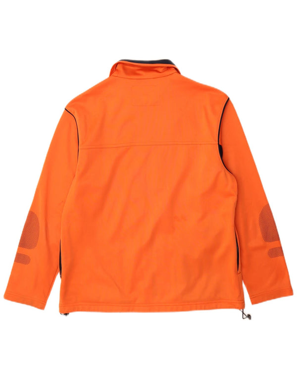 Lotto Veste de Survêtement Garçon 13-14 Ans Large Orange Colourblock