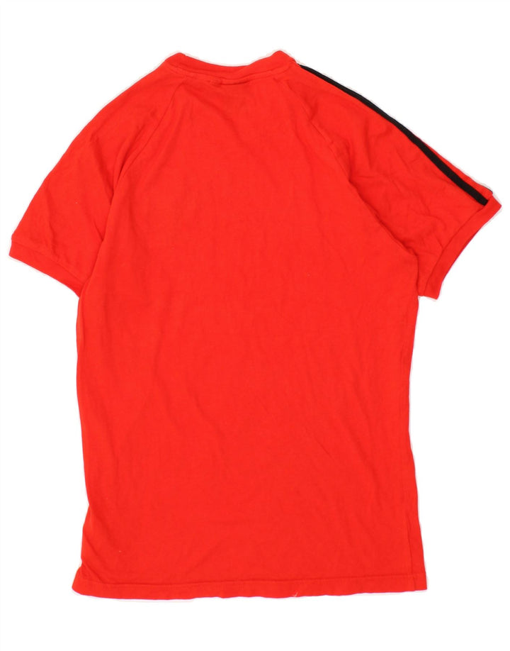 ADIDAS Mens T-Shirt Top Small Red Cotton Vintage Adidas and Second-Hand Adidas from Messina Hembry 