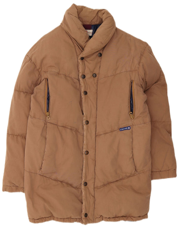 Piumino Uomo Colmar IT 52 Large Marrone Cotone