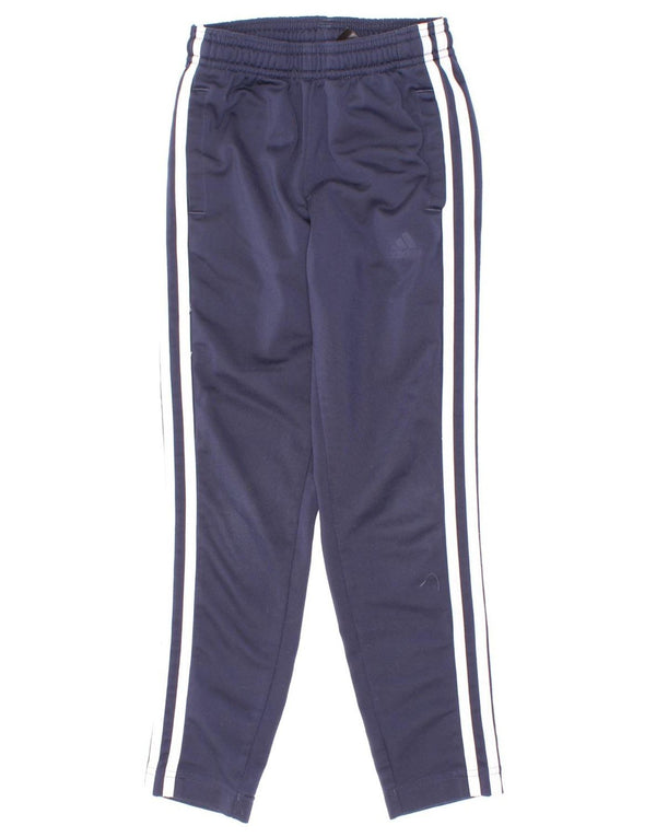 Chłopięce spodnie dresowe Adidas Aeroready 7-8 lat, granatowe, poliestrowe