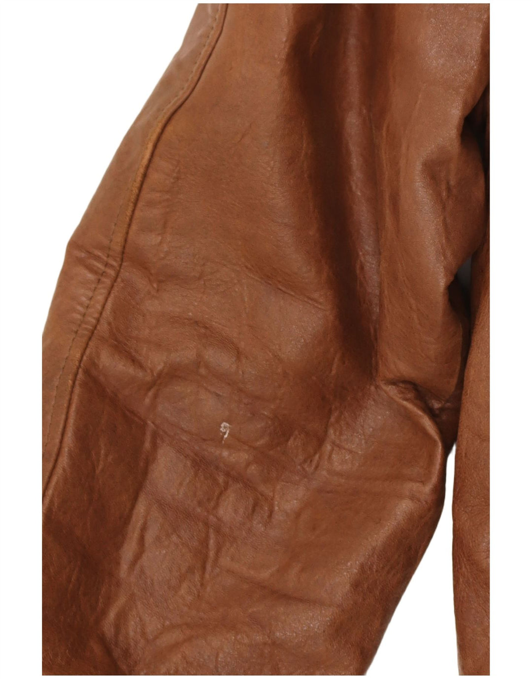 Vintage Mens Leather Jacket EU 52 Large Brown