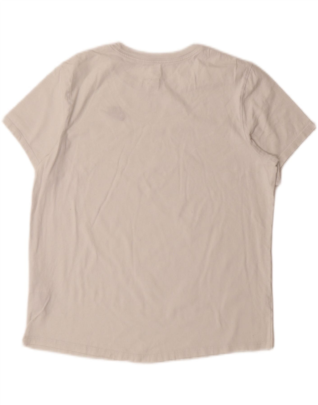 NIKE Womens T-Shirt Top UK 14 Medium White Cotton Vintage Nike and Second-Hand Nike from Messina Hembry 