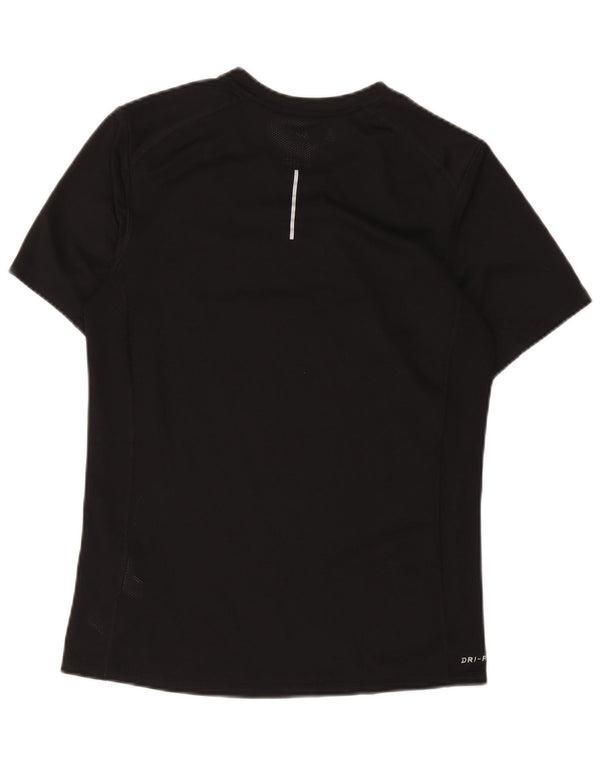 Nike Herre T-Shirt Top Lille Sort Polyester Sports