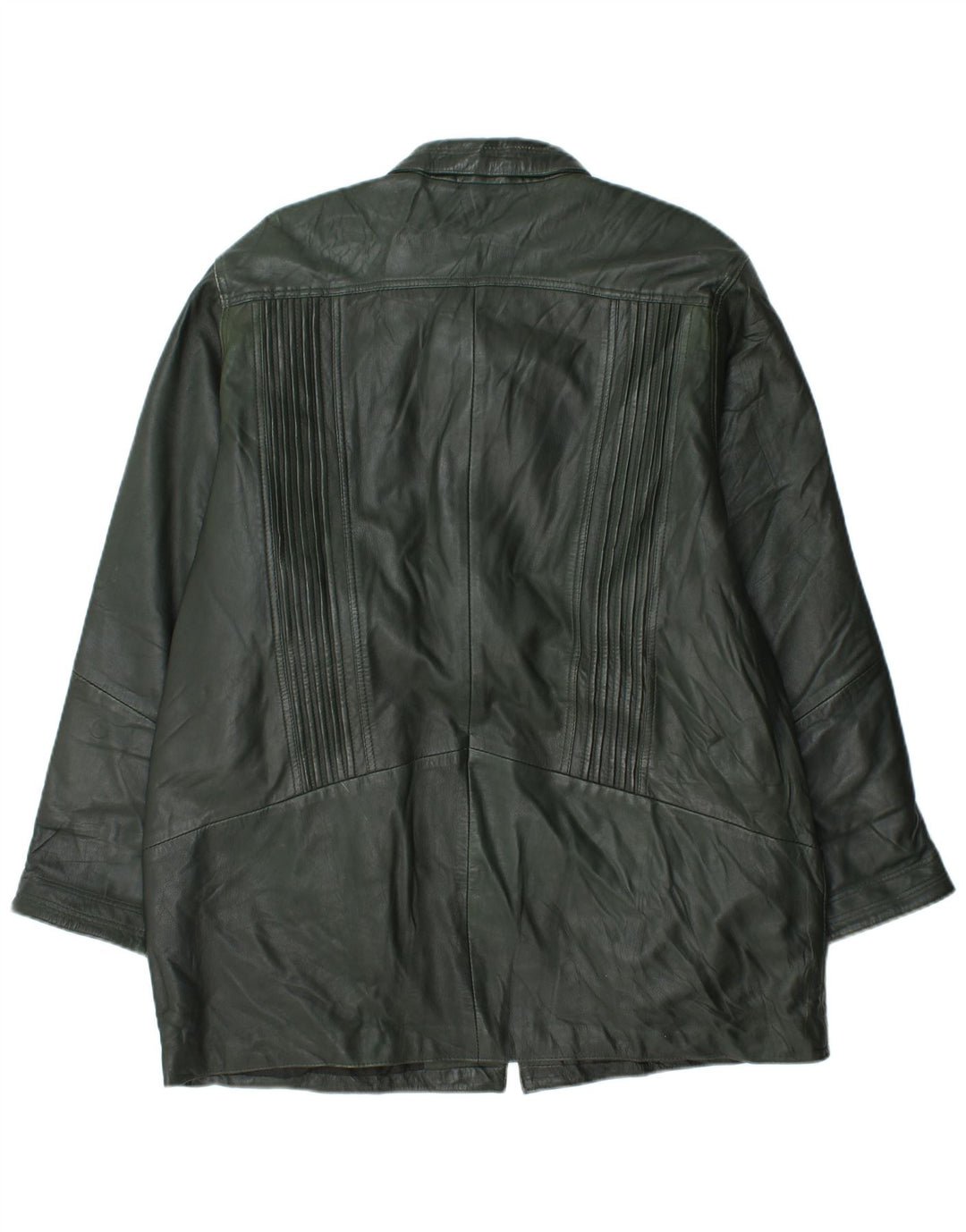 VINTAGE Womens Overcoat IT 46 Large Green