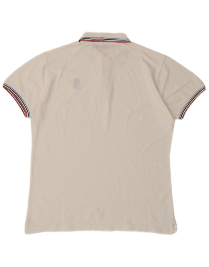 Marina Militare Mens Polo Shirt Medium White