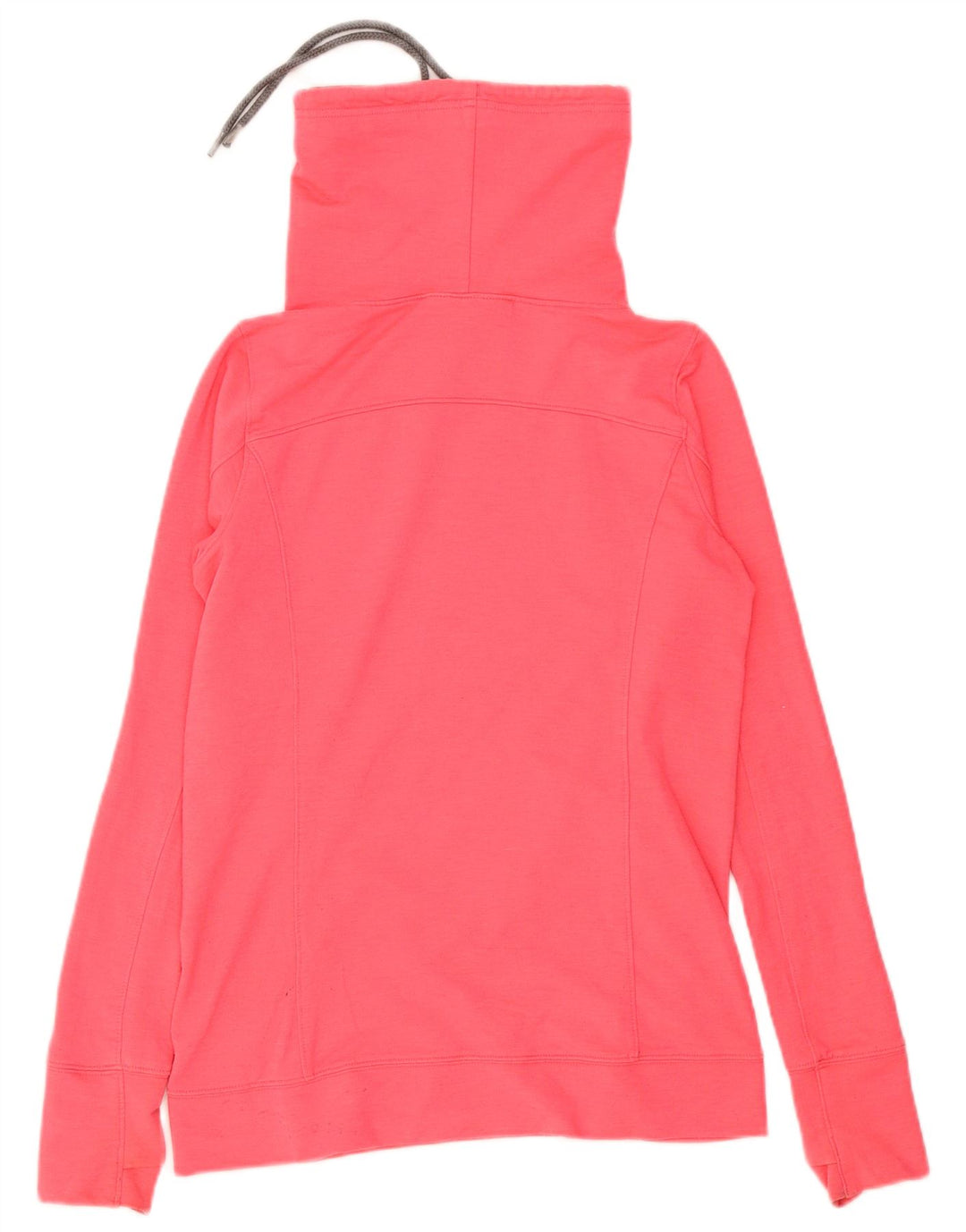 Under Armour Womens Roll Neck Sweatshirt Jumper UK 10 Small Pink Polyester