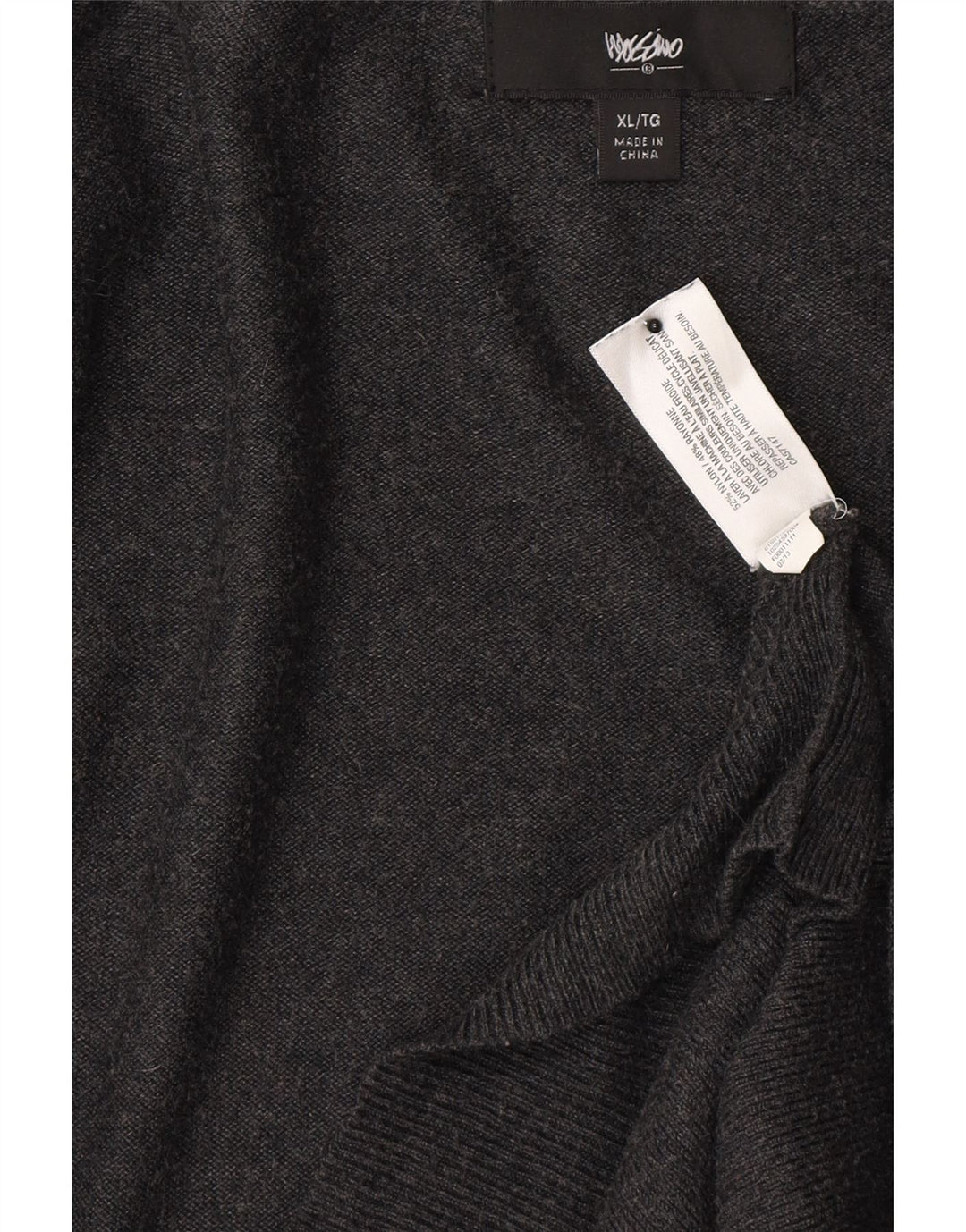 MOSSIMO Womens Open Cardigan Sweater UK 18 XL Grey Nylon Vintage Mossimo and Second-Hand Mossimo from Messina Hembry 