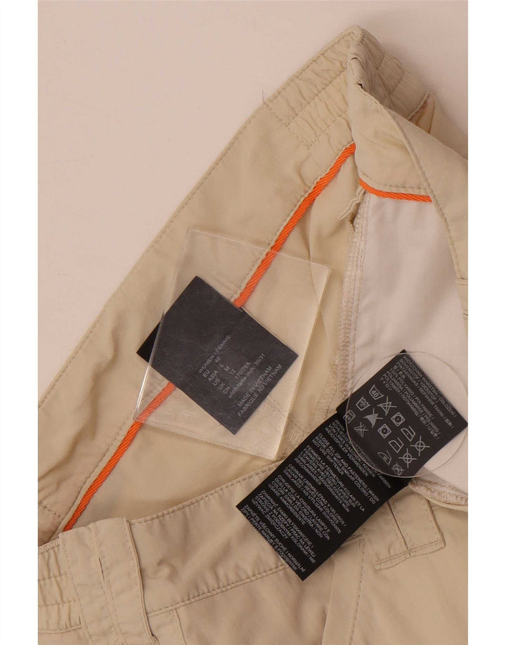 Jack Wolfskin Womens Chino Shorts UK 12 Medium W32 Beige Polyamide