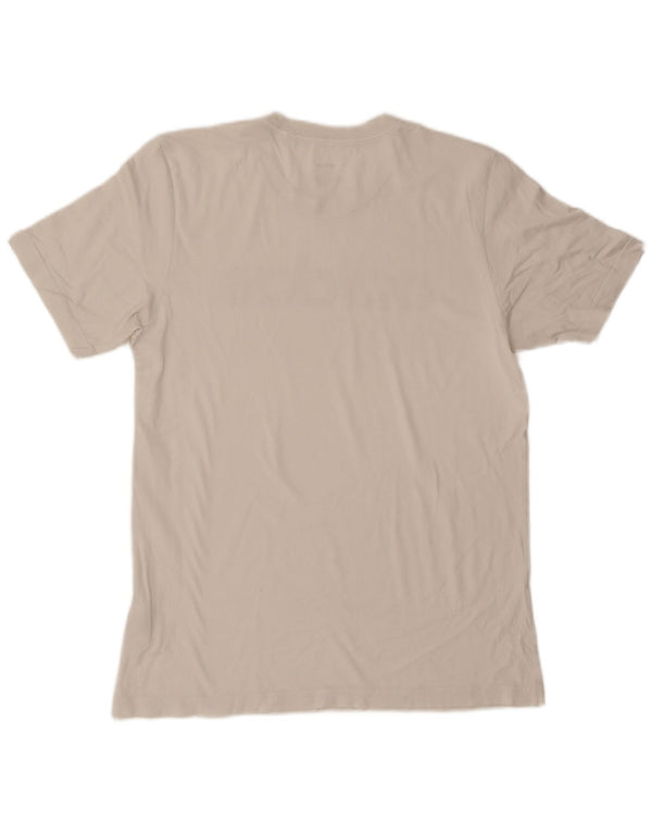 Adidas Mens Graphic T-Shirt Top Medium White Cotton