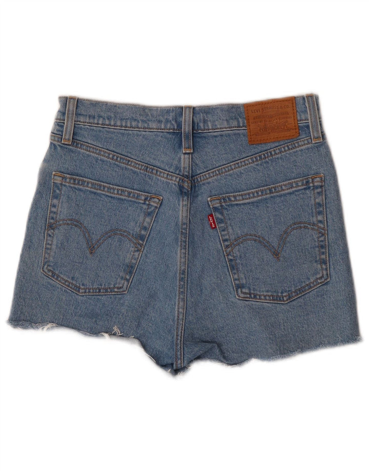 Pantaloncini di jeans da donna Levi's W28 cotone blu medio