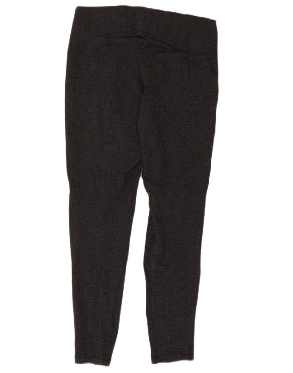 Marks & Spencer Leggings pour femmes UK 14 Large Viscose à chevrons noir