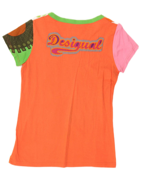 Desigual ženska majica kratkih rukava s grafičkim motivima UK 18 XL Višebojni geometrijski pamuk