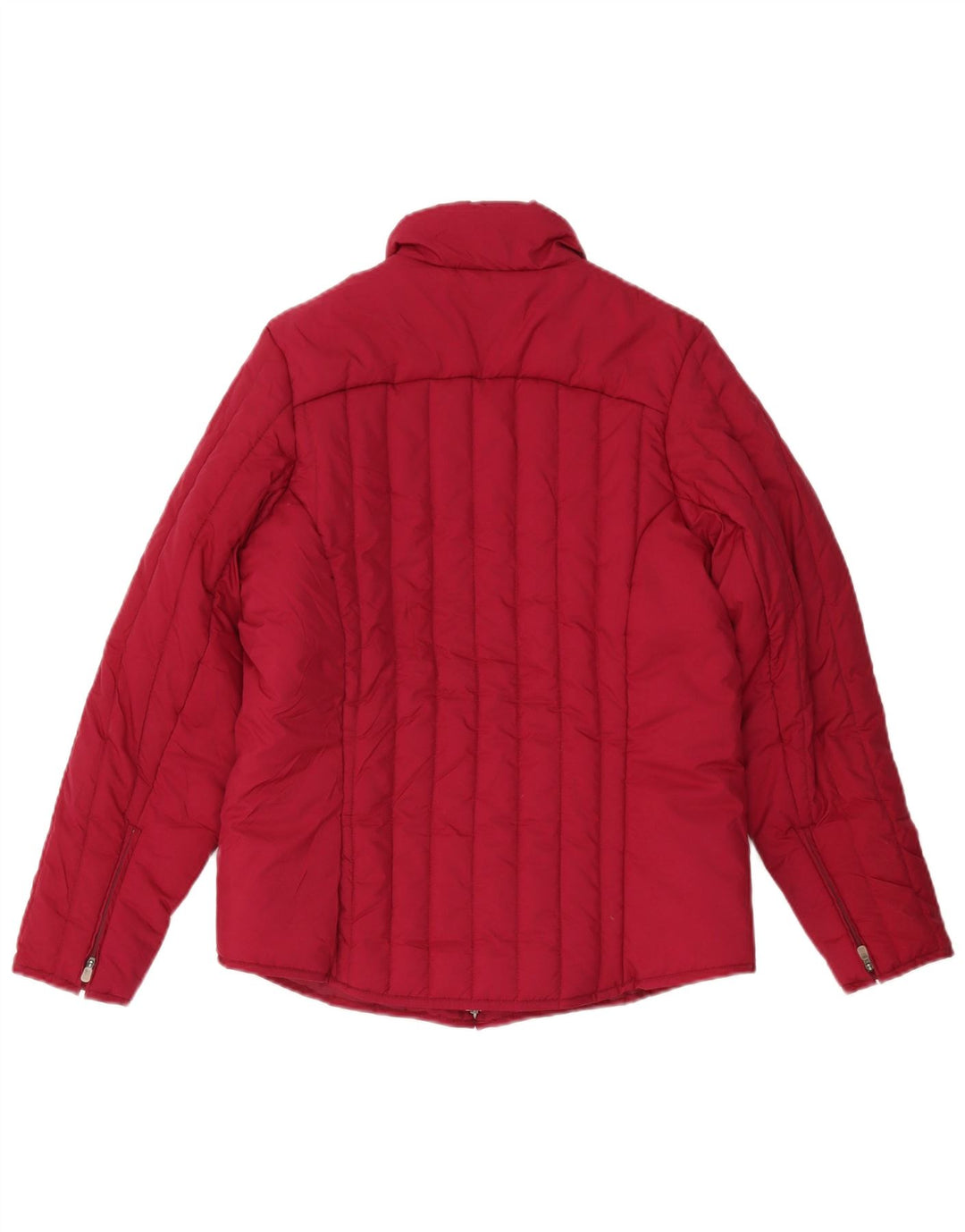 Adidas Womens Padded Jacket UK 10 Small Red Polyester