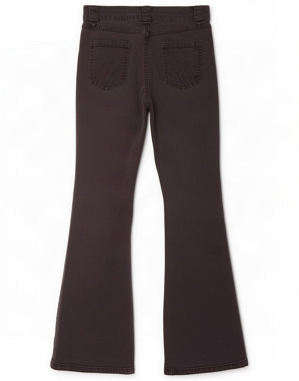 Marks & Spencer Womens Per Una Bootcut Trousers UK 10 Small W28 L30 Black