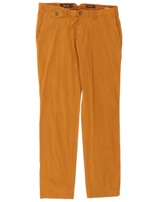 Pantaloni chino slim da uomo Marlboro Classics IT 50 Large W34 L32 Marrone