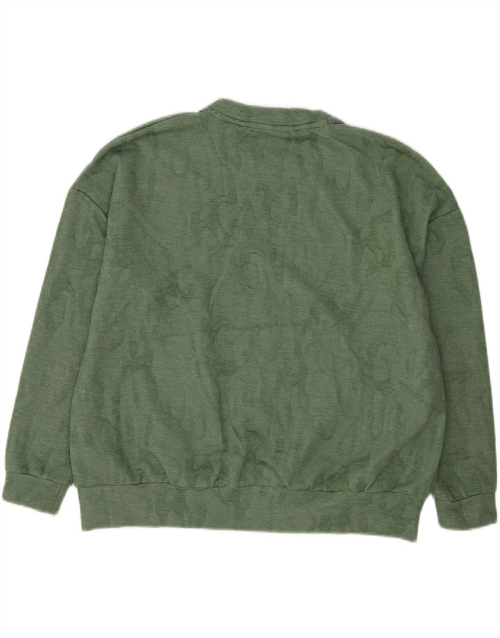 Under Armour Mens Graphic Loose Fit Sweatshirt Jumper Small Green Polyester