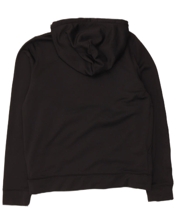 Hollister Mens Hoodie Jumper Large Black Cotton