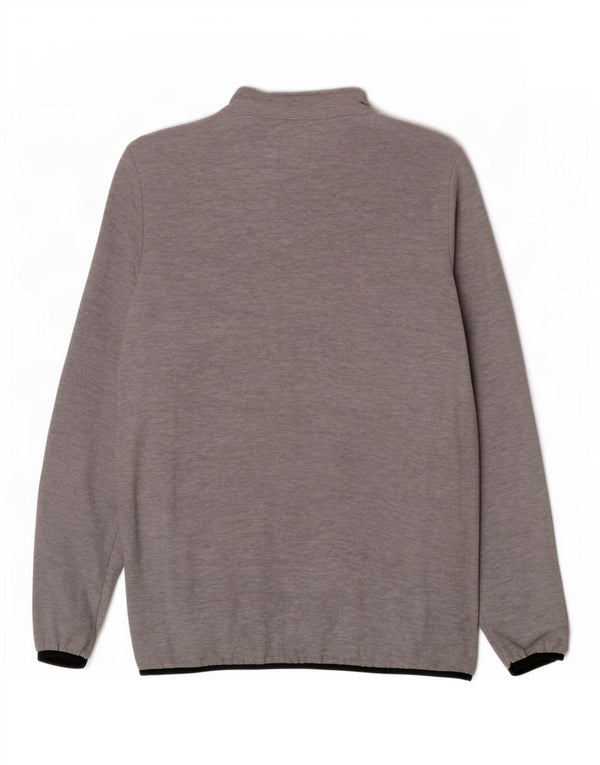 Jack & Jones Boys Fleece Jacket 15-16 Years Grey Colourblock Polyester