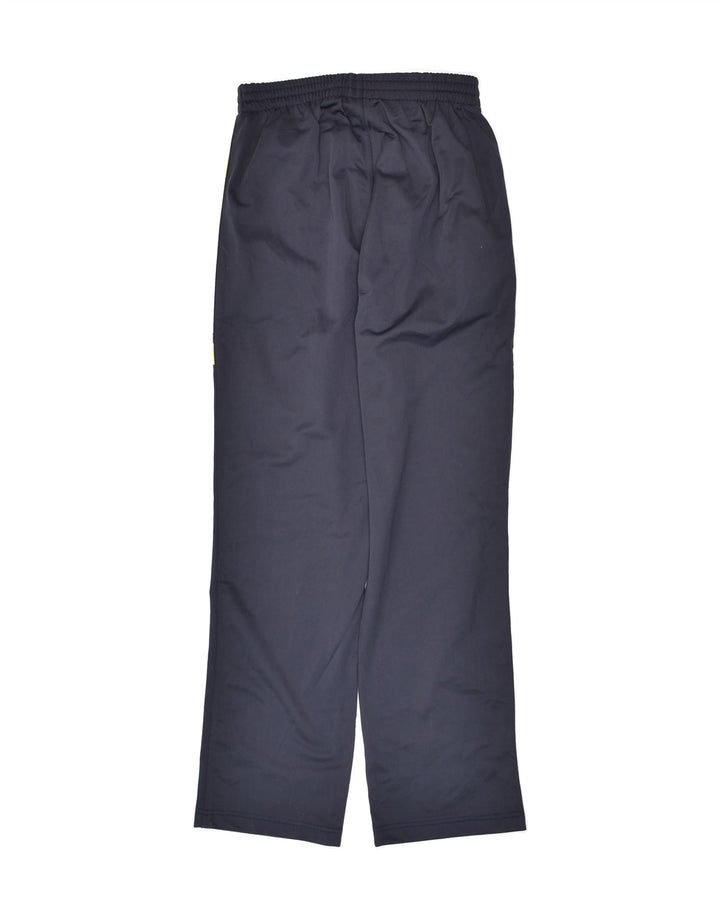 ASICS Mens Tracksuit Trousers Small Navy Blue Polyester | Vintage Asics | Thrift | Second-Hand Asics | Used Clothing | Messina Hembry 