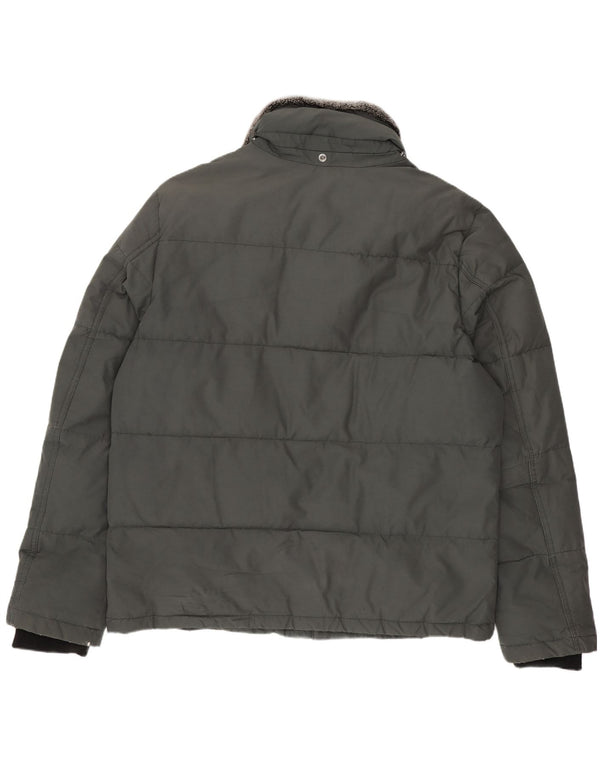 Мужская стеганая куртка Tommy Hilfiger UK 42 XL зеленая из полиамида