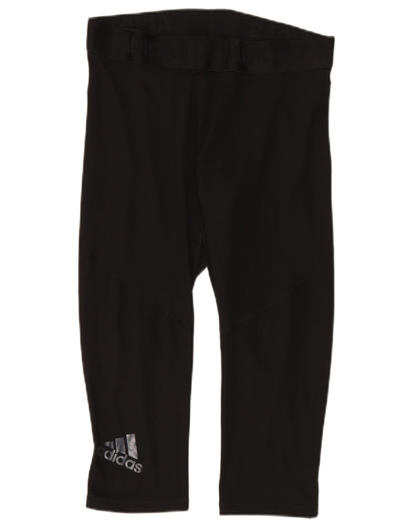 Adidas női Climacool Graphic Capri leggings UK 18 XL fekete