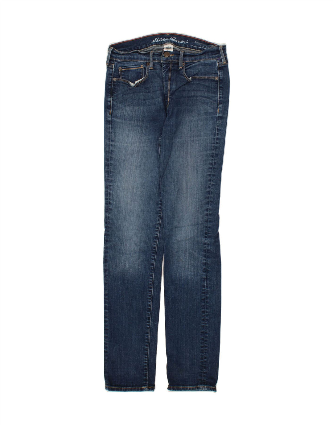 EDDIE BAUER Womens Slim Straight Jeans US 6 Medium W25 L30 Blue Vintage Eddie Bauer and Second-Hand Eddie Bauer from Messina Hembry 