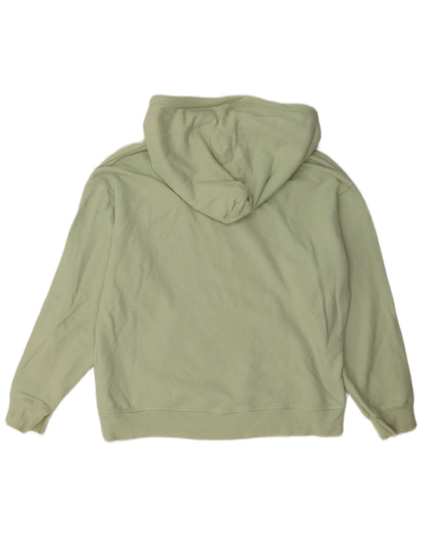 Levi's Womens Hoodie Jumper UK 14 Medium Green Cotton