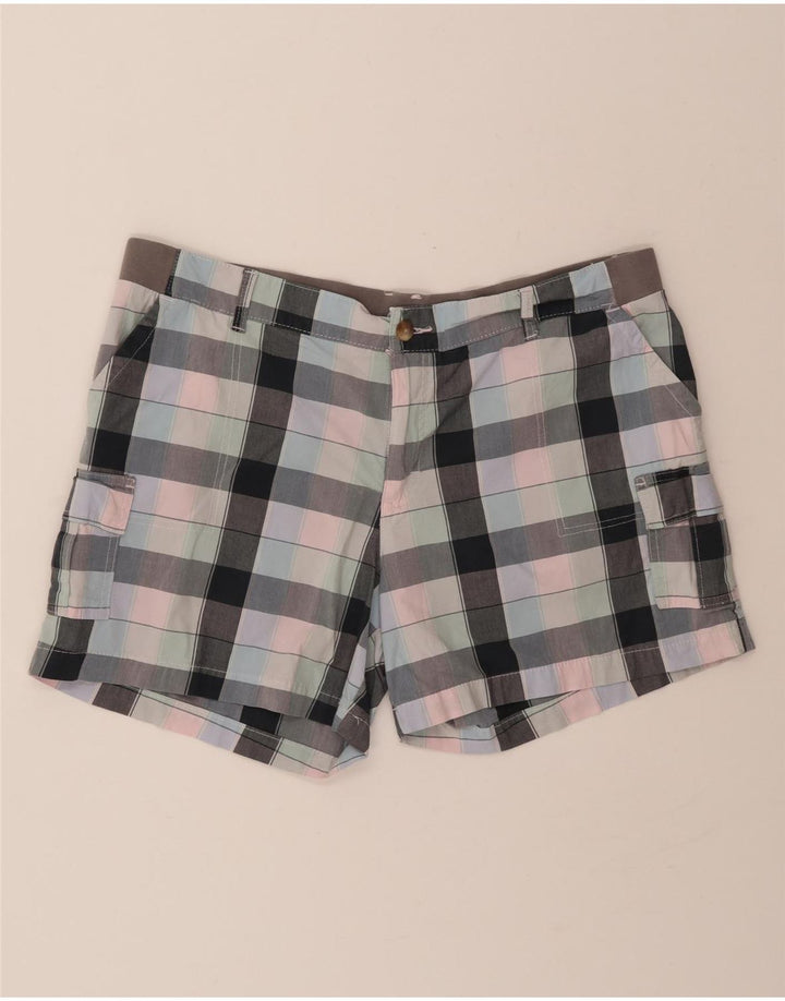 LEE Womens Mid Rise Cargo Shorts US 20 3XL W42 Multicoloured Check Vintage Lee and Second-Hand Lee from Messina Hembry 