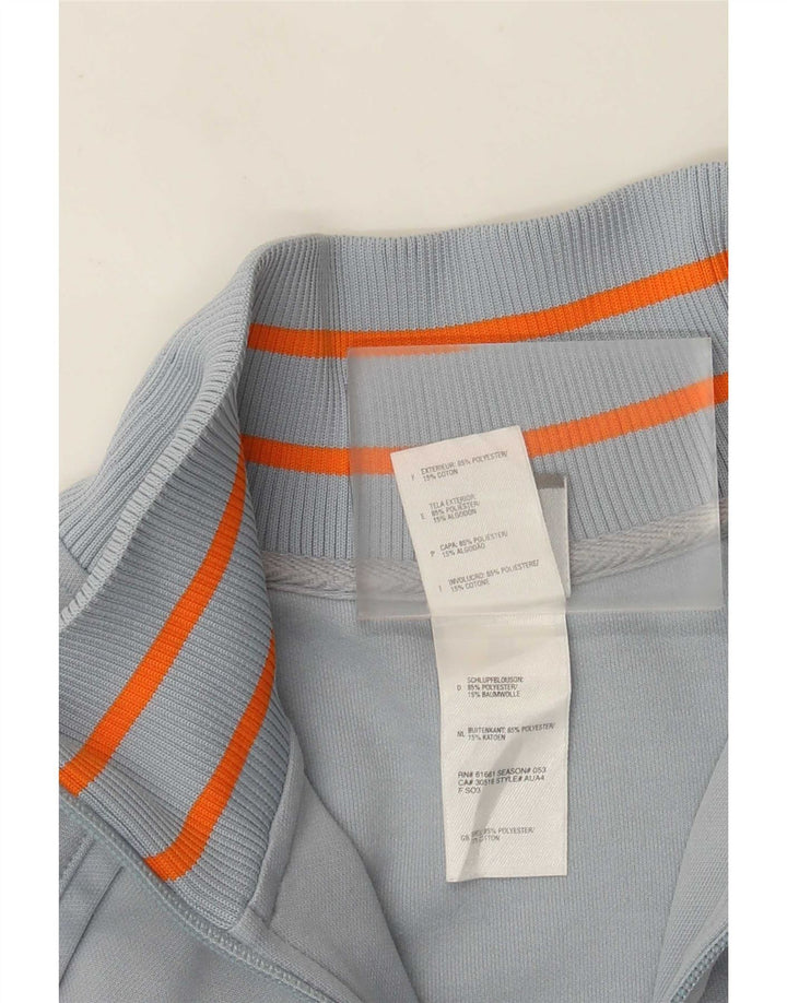 The North Face Damen-Trainingsanzug-Top-Jacke UK 12 Mittelblaues Polyester