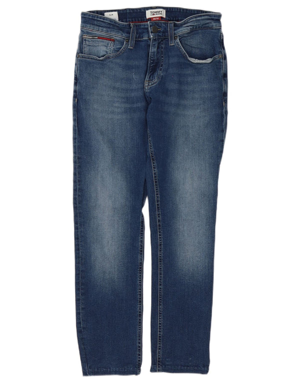 Tommy Hilfiger Mens Slim Jeans W30 L28 Blue Cotton