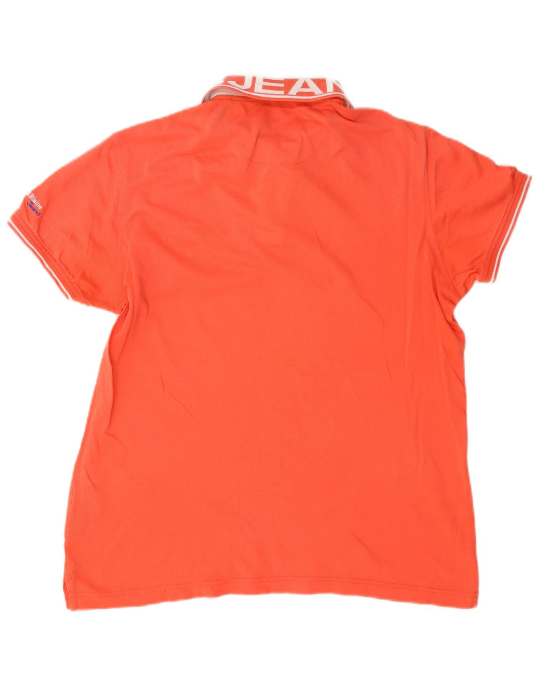 Harmont & Blaine Mens Graphic Polo Shirt Medium Orange Cotton