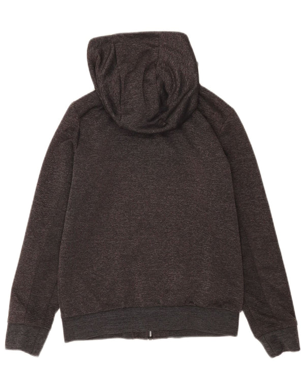 Ellesse Boys Regular Fit Zip Hoodie Sweater 9-10 Years Medium Grey Flecked