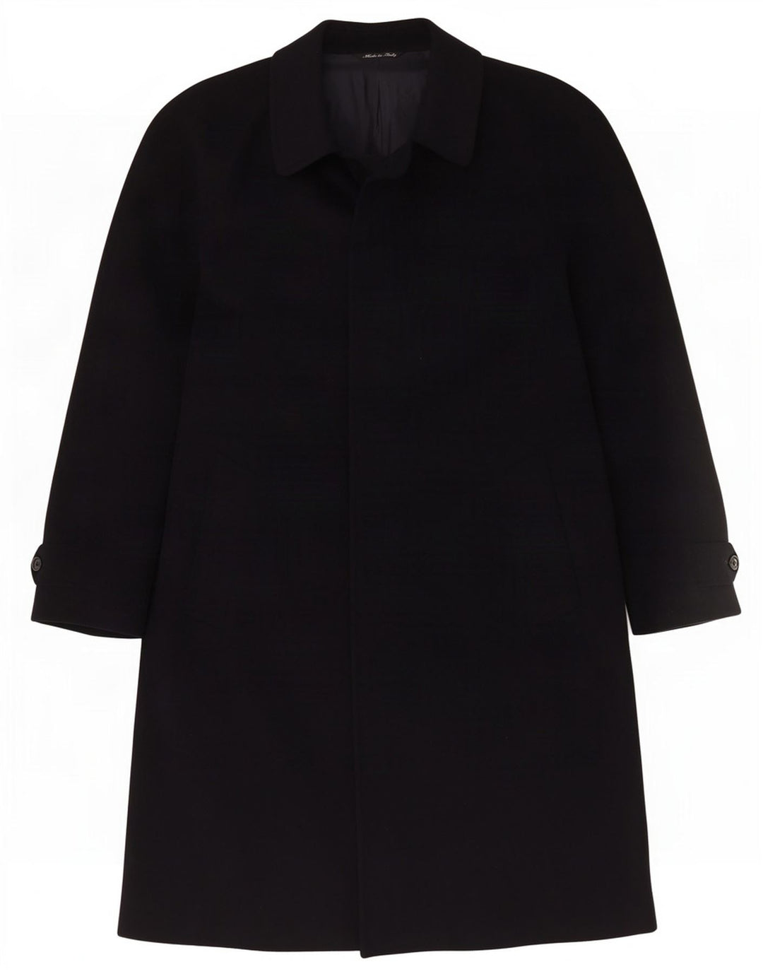 Ανδρικό πανωφόρι Piccadilly UK 38 Medium Navy Blue Wool