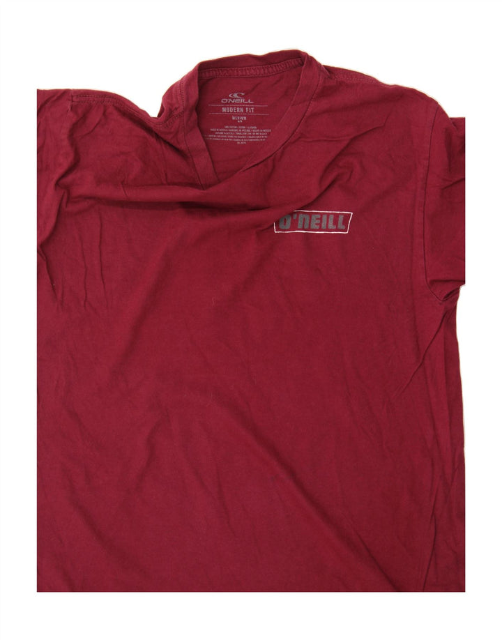 O'NEILL Mens Modern Fit T-Shirt Top Medium Red Cotton Vintage O'Neill and Second-Hand O'Neill from Messina Hembry 