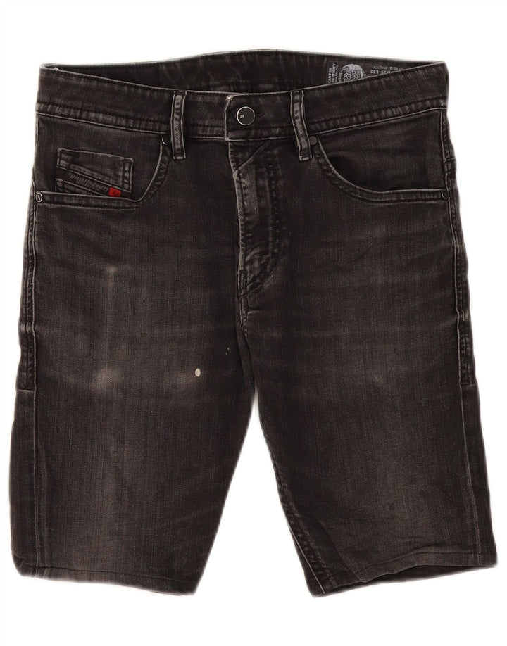 Diesel Herren Thommer Denim Shorts W29 Mittelschwarze Baumwolle