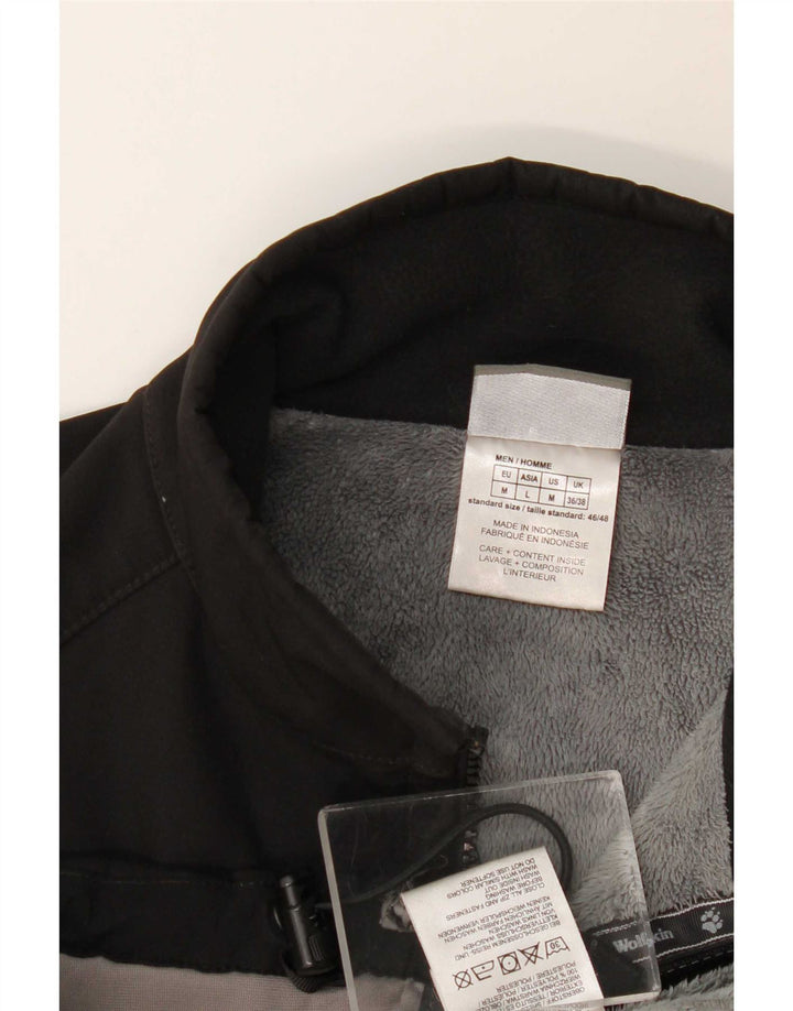Jack Wolfskin Womens Bomber Jacket UK 36/38 Medium Black Polyester