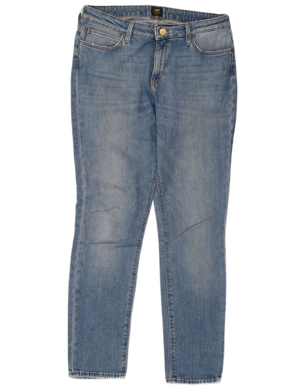 Jeans dritti slim Elly da donna Lee W31 L29 cotone blu