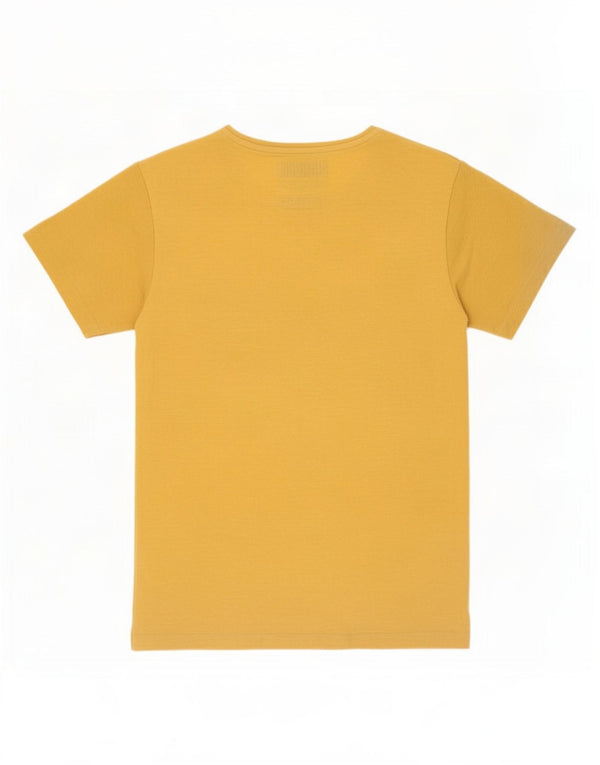 T-shirt grafica da uomo Jack & Jones Top in poliestere giallo medio