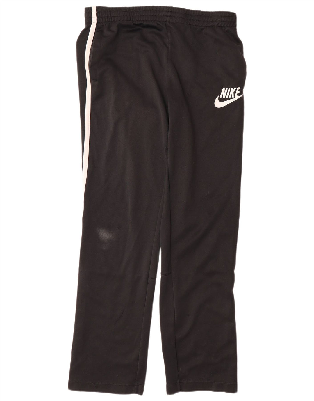 NIKE Mens Tracksuit Trousers Small  Black Polyester