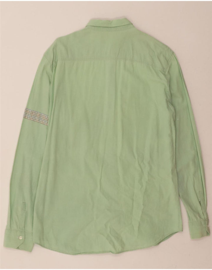 CASUCCI Mens Shirt XL Green Check Vintage Casucci and Second-Hand Casucci from Messina Hembry 