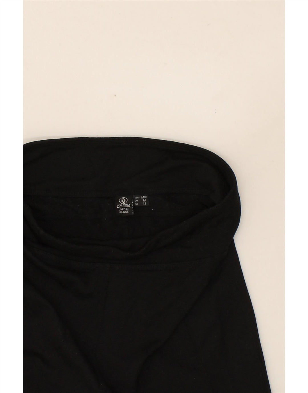 VOLCOM Womens Sport Shorts UK 12 Medium Black Vintage Volcom and Second-Hand Volcom from Messina Hembry 