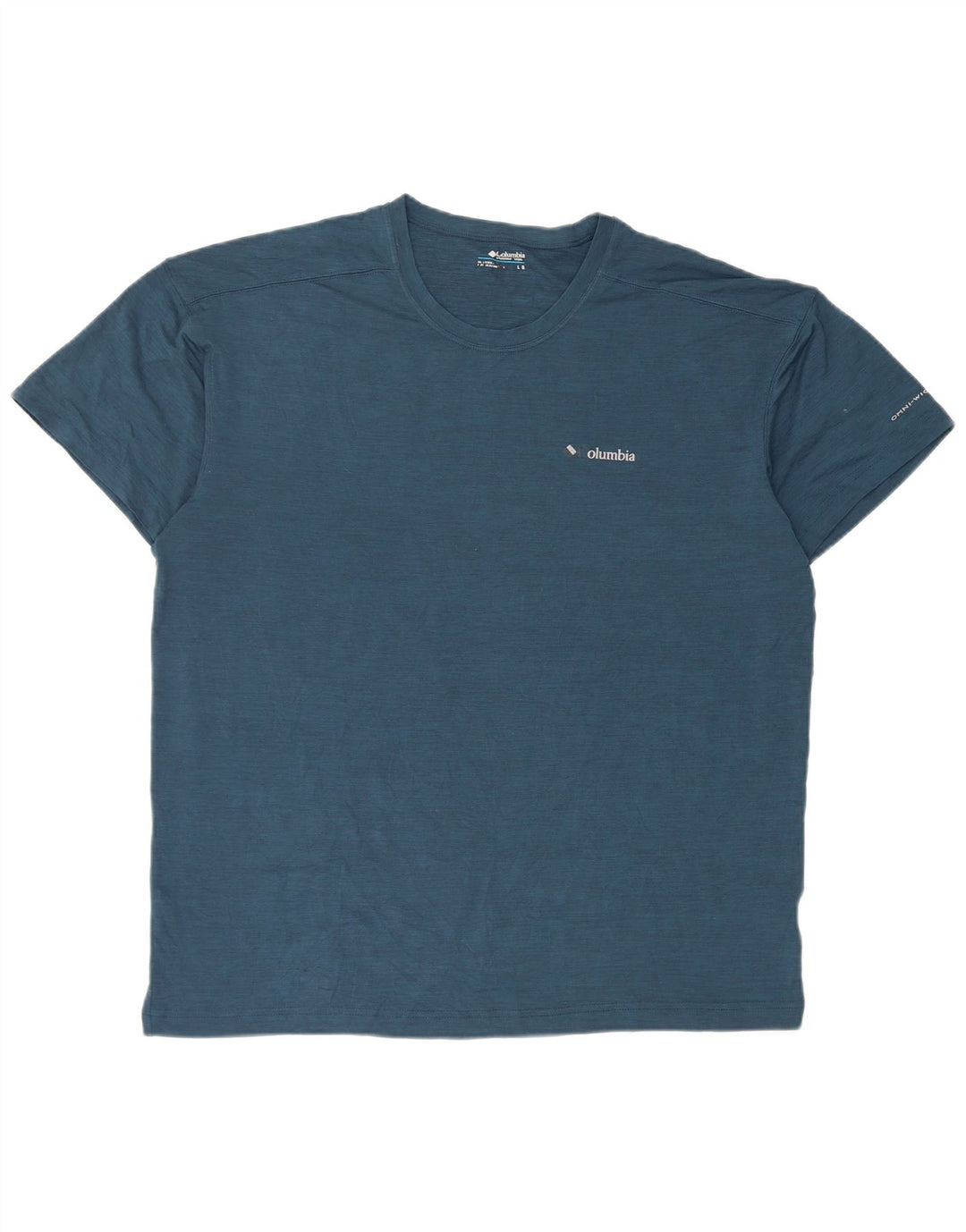 Columbia T-Shirt Homme Haut Large Bleu Polyester