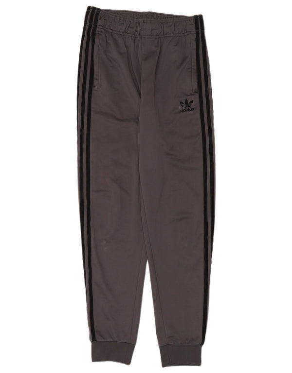 Pantaloni della tuta da ragazzo Adidas Joggers 13-14 anni Poliestere grigio