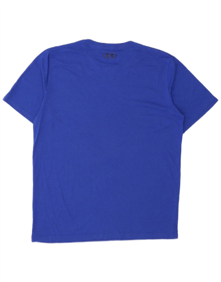 Under Armour Mens T-Shirt Top Large Blue