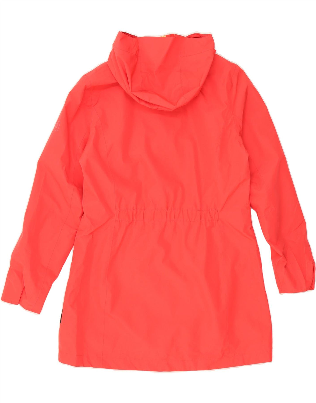 JACK WOLFSKIN Womens Hooded Raincoat UK 10/12 Medium Red Polyester Vintage Jack Wolfskin and Second-Hand Jack Wolfskin from Messina Hembry 