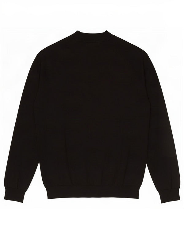 Zara Mens Turtle Neck Jumper Sweater Large Black