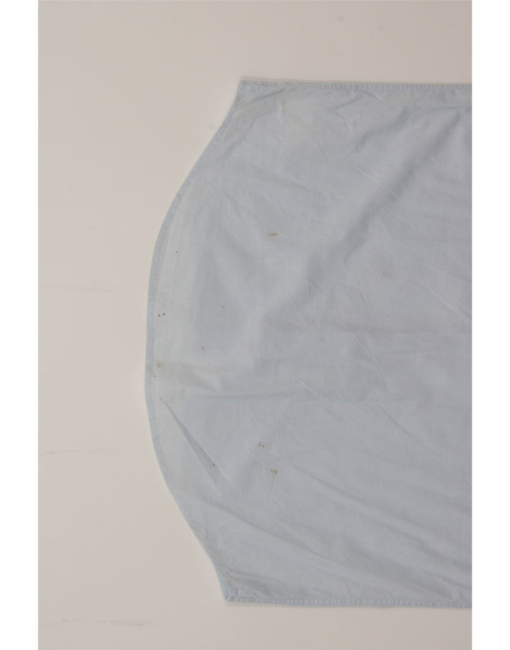 LACOSTE Mens Short Sleeve Shirt Size 40 Medium Blue Cotton Vintage Lacoste and Second-Hand Lacoste from Messina Hembry 