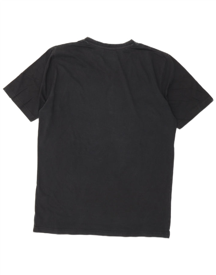 Kappa Mens T-Shirt Top XL Black Cotton