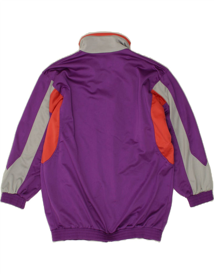 PUMA Girls Full Tracksuit 9-10 Years Medium Purple Colourblock Polyester Vintage Puma and Second-Hand Puma from Messina Hembry 
